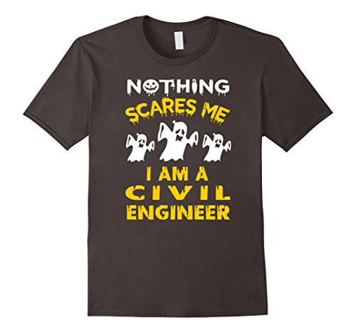 Mens nothing scares me - i m a civil engineer t shirt x…