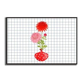 Framed Canvas Wall Art for Living Room, Bedroom Vase Canvas Prints for Modern Home Decoration Ready to Hang - 16"x24" inches