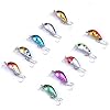 Aorace-10pcslot-Mini-Fishing-Lures-10-Colors-Fishing-Bait-26cm16g-Fishing-Tackle-10-High-Carbon-Steel-Treble-Hook