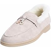 Women’s Summer Charms Suede Loafers – Premium Sheepskin Unlined Upper,Classic or Styles with Metal Detail for Casual, Office, Travel & All Day Wear