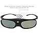 DLP Link 3D Glasses, ELEPHAS 144Hz Rechargeable Active Shutter Eyewear for All DLP-Link 3D Projectors– Acer, ViewSonic, BenQ Vivitek, Optoma, Panasonic, Dell, Viewsonic etc (2 Pack)thumb 3
