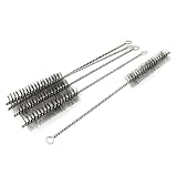 32cm Long 30mm Diameter Stainless Steel Wire Tube Cleaning Brush 5 Pcs