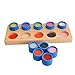 Sensory Wooden Teaching aids Tactile Board Kindergarten Children Toys Touch and Match Board for Kids Sensory Toy Colorful Tactile Search and Match Soft Textures Sensory Memory Game