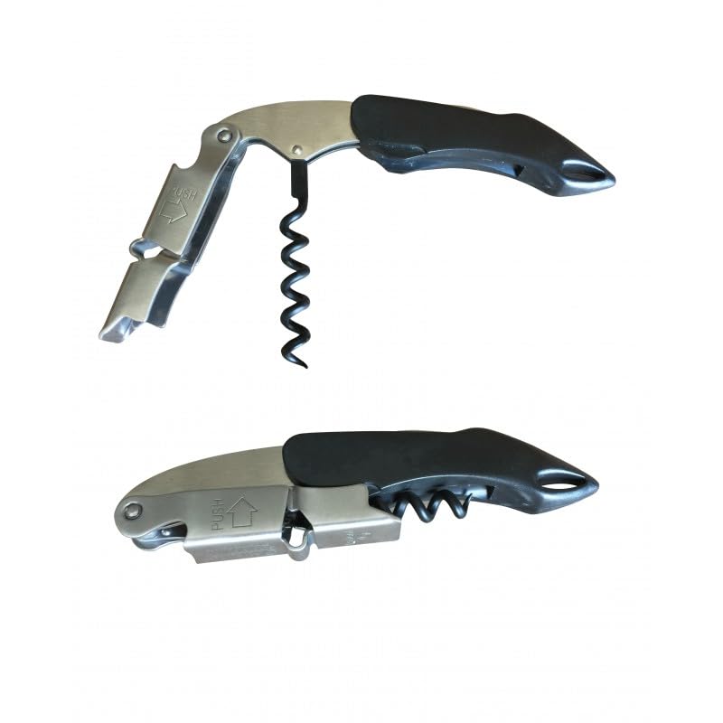 Mabouteille.fr® Professional Corkscrew – Corkscrew Double Lever & Capsule Cutter [Bottle Opener] (Limonadier Classique)