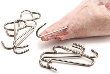 Meat Hooks Stainless Steel 5" - 10 per Pack.