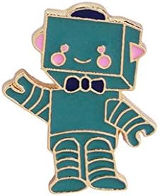 NYAOLE Enamel Pin Astronaut Robot Planet Space Shuttle Universe Warfare Badges Brooches Jewelry Clothing Decoration,4*