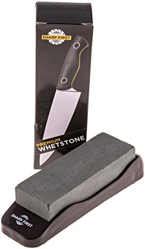 Whetstone With Balanced Grit, Ideal Sized Sharpening Stone, Built To Withstand Years Of Use, Natural Global Waterstone Cutlery, Premier Stone Sharpener, Angular Design For Maximum Efficiency