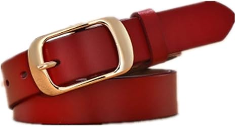Amazon Co Jp レディース 本革ベルト レトロレディースレザーベルトカジュアルな女性の日本語ワードバックルベルト合金ピンバックル女性レザー ベルト Color 1 Size 1cm ホーム キッチン