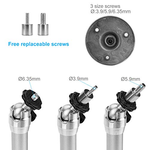 Mini Ceiling Wall Projector Mount – for QKK, DR.J Upgrade, DBPOWER, Anker, AAXA Technologies, Artlii, LoongSon, APEMAN and Most Other Mini Projector （175mm） - Thumbnail 2