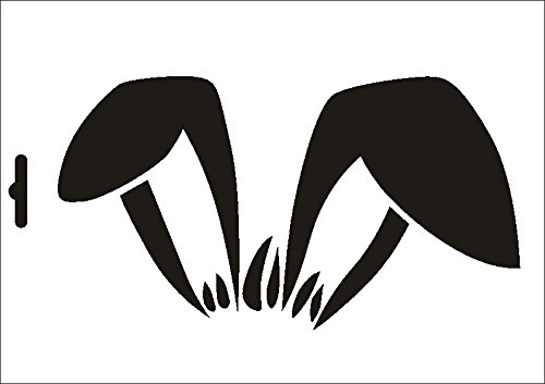 UMR-Design W-530 Rabbid Ears Textil- / wallstencil Size A4