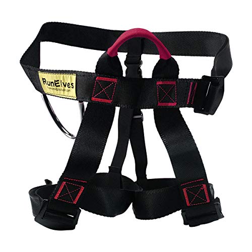 RunElves Thicken Climbing Harness, Protect Waist Safety Harness, Wider