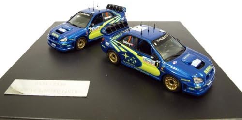 2004 two set with Key Ring 1/43 Subaru Impreza WRC (japan import)