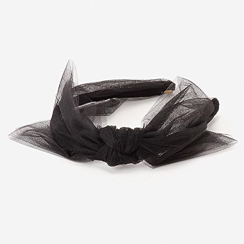 Amazon シップス レディース Ships For Women Jennifer Ouellette チュールブラックヘアバンド 19ブラック 1size ファッション小物 通販