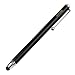 iKross Full Size Touch Screen Stylus Pen with 2 Replaceable Tips & 3.5mm Adapter Plug Lanyards for Samsung Galaxy S8/ S/7 S6/ S6 Edge Smartphone, Samsung Galaxy Tab A/ Tab 4 NOOK Tablet (Black)