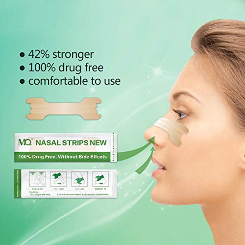 MQ 120 ct Better Breathe Nasal Strips to Reduce Snoring, DrugFree