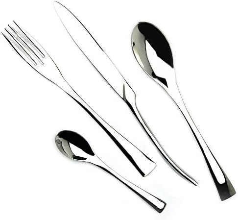 4Pcs/Lot Dinnerware Set Steak Knife Dinner Spoon Fork Flatware Set Sliver Western Stainless Steel Cutlery Set Tableware
