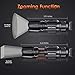 Brionac LED Tactical Flashlight, Best Powerful Waterproof Flashlight-2 Pack, Adjustable Focus and 5 Light Modes, Portable with Belt Clip for Biking Camping Emergency (Batteries Not Included)