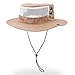 mysuntown Bucket Boonie Hat Fashion Summer Anti-UV Fishing Hats Outdoor Sun Protection Hats Light Khaki