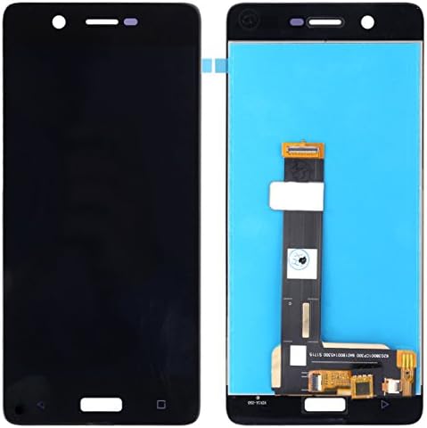 Seatment LCD Screen Touch Screen Glass Touch Panel Digitizer LCD Screen + Touch Panel for Nokia 5 TA-1024 TA-1027 TA-1044 TA-1053(Black) LCD Touch Screen (Color : Black)