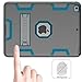 TOPSKY Case Compatible with iPad Air 1st Generation/A1474/A1475/A1476 9.7 inch, Heavy Duty Shockproof Rugged Defender Built in Kickstand Protective Cover Cases for iPad Air,Grey Blue