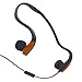 Bone Conduction Headphones Effie Wired Headphones with Microphone Stereo Open-Ear Sport Headphone with Noise Reduction Microphone (Orange)
