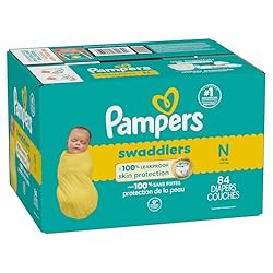 Pampers Baby Diapers - Swaddlers - Size 0, 84