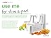 Useful. UH-A101 Tri-Blade Plastic Spiral Vegetable Slicer Spiralizer