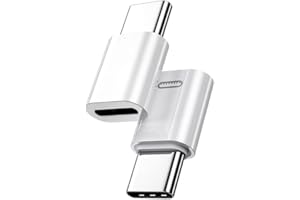 2-Pack Adapter Compatible with Lightning Female to USB-C Male, Charging & Data Sync Connector Compatible with Phone, Pad, Tab