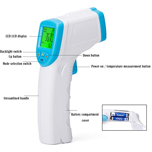Household Adult Child Temperature Electronic Thermometer Gun Thermometer, Infrared High Precision Doctor Temperature Measurement