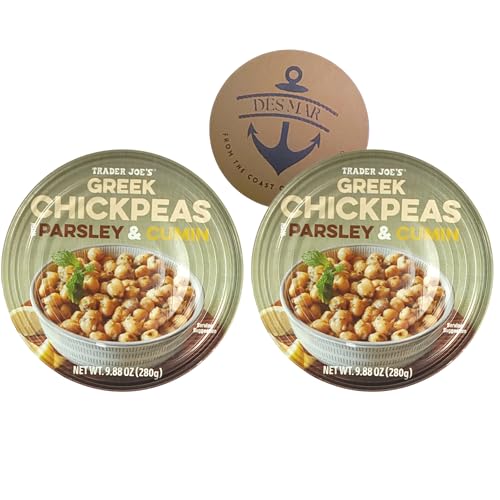 Trader Joe's Greek Chickpeas with Parsley & Cumin NET WT. 9.88 OZ 2