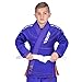 Elite Sports Ibjjf Ultra Light Bjj Brazilian Jiu Jitsu Gi For Kids with Preshrunk Fabric and Free Belt C3, Blue
