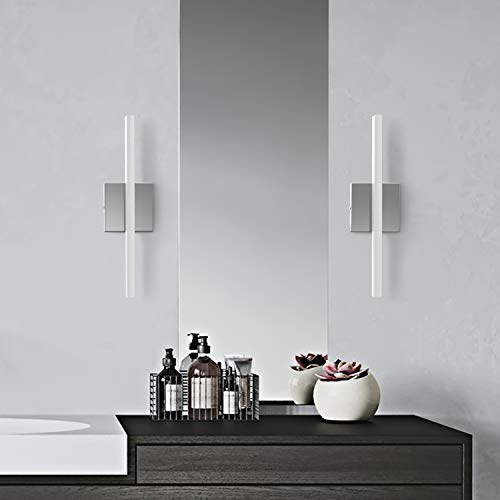 Y YHY Nordic Mirror Headlights, Anti-Fog LED Mirror Front Light for Bedroom or Bathroom, Vanity Lights, White