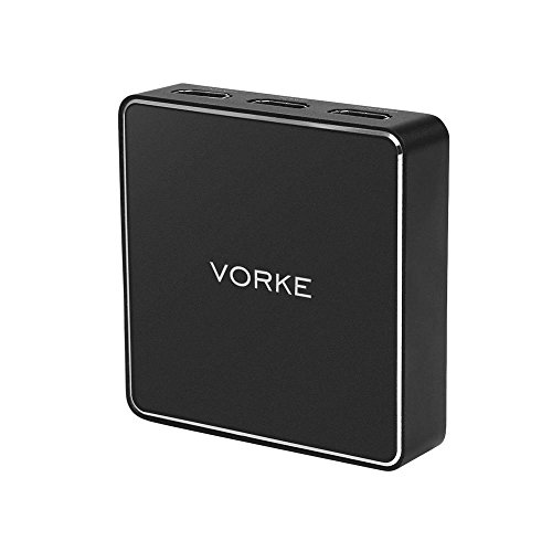 VORKE 1 in 2 Out HDMI Splitter, HDMI 2.0b, 18Gbps, HDCP2.2, 4K@60Hz(4:4:4) Splitter for PS4 Pro, Xbox ons s, ROKU4, Blu-Ray Player