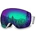 AKASO Mag-Pro OTG Ski Goggles, Snowboard Goggles - Magnetic Interchangeable lenses, Anti-fog, 100% UV Protection, Helmet Compatible Snow Goggles for Men & Women, Free Balaclava Ski Mask Included