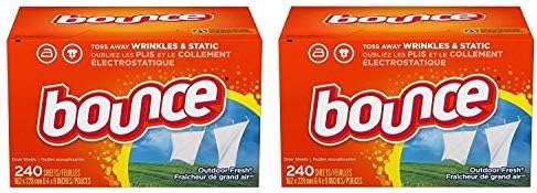 Outdoor Fresh, Fabric Softener and Dryer Sheets, 240 Count - (02 Boxes)