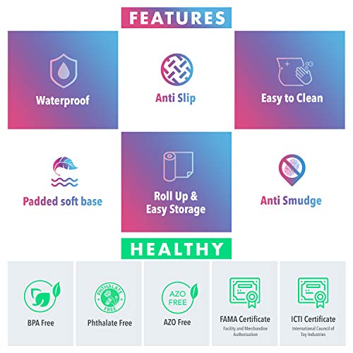 image for Doodoo Play Mat Collections for Kids Toddler Child Baby, Large 79inch 