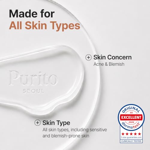 PURITO Oat Calming Gel Cream | Face Moisturizer for Blemish Calm & Lightweight Hydration | All skin types, sensitive and blemish-prone skin | Non-Comedogenic | Korean Skincare, 100mL, 3.38 fl.oz