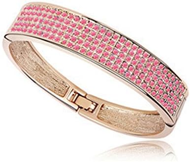 LOMOL Womens Fashion Elegant Noble Charm Alloy Crystal Bracelets(C3)