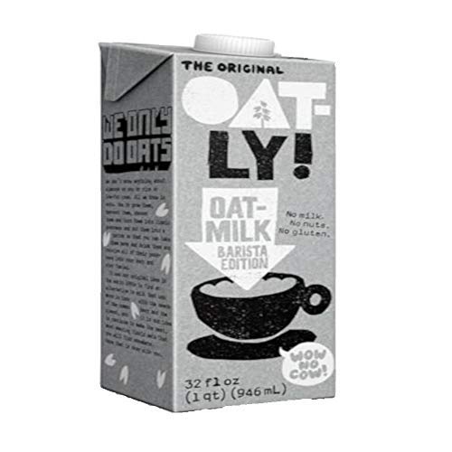 Oatly Oat Milk Barista Edition Non-Dairy Gluten Free, 32 oz (1 liter) - Pack of 2-SET OF 2