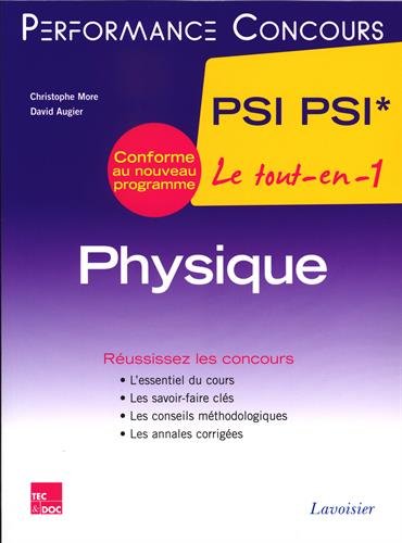 Physique, 2e année PSI PSI*
