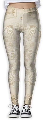 Tinger Mural With Ornament Womens Power Yoga Pants
