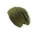 Spring fever Stylish Wrinkled Beanie Cap Slouchy Skull Hat (C Green)