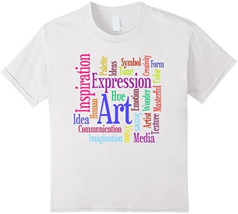 unisex-child Creative Artist Inspiration T-Shirt 6 White