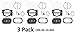 Keihin CDKCV Triple Carb Rebuild Kit Compatible with Kawasaki 99-06 900 STX