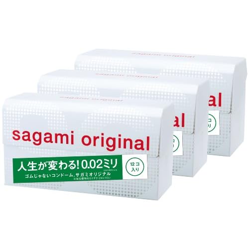 Sagami Original | Condoms | 002 0.02mm 12pc x3 image