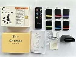 Esky Key Finder Locator with Sound, Stick-on TV