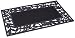 BIRDROCK HOME Rubber Doormat with Leaf Border - 17.72 x 29.92 - Rubber Bristles - Outdoor Doormat - Keeps Your Floors Clean - Decorative Design