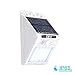 [UPDATED VERSION] 3 Modes Solar Light,ZZSY 20 LED Solar Powered Motion Sensor Light,Wireless Waterproof Outdoor Security Light for Driveway,Yard,Wall with Motion Activated Auto On/Off White 4 Pack