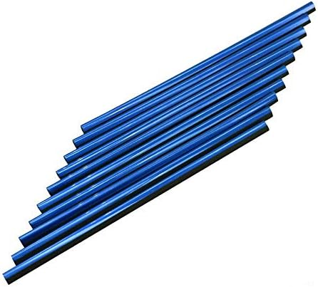 SMARTCARTOY - 10pcs U Style Car Interior Air Conditioner Outlet Vent Grille Chrome Decoration Strip Colorful Car Styling for Car-Styling 1 PCs