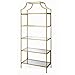 Better Homes and Gardens Nola 5-Open Shelves Bookcase, (Gold, Bookcase)